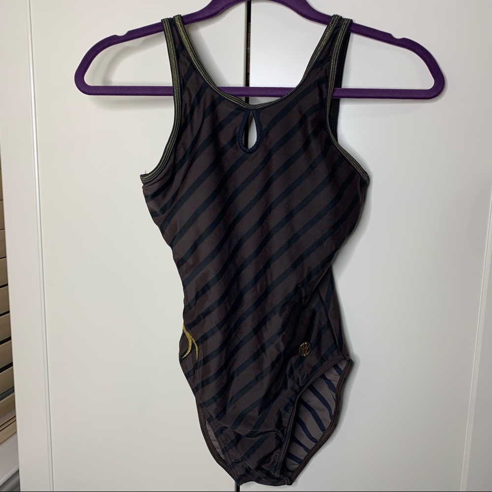 Triumph International Striped One-Piece Swimsuit